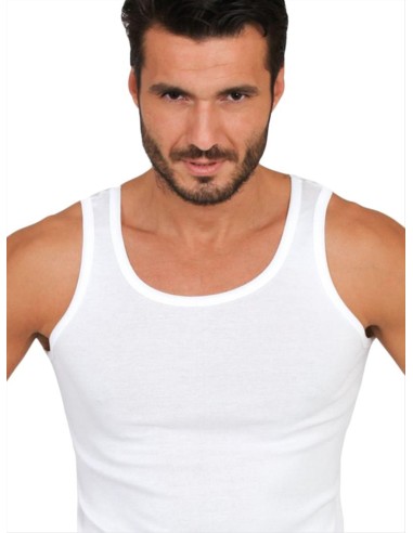 Canotta Uomo Spalla Larga Filo di Scozia, EGI 5400