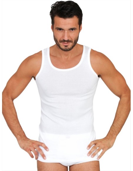 Canotta Uomo Spalla Larga Filo di Scozia, EGI 5400
