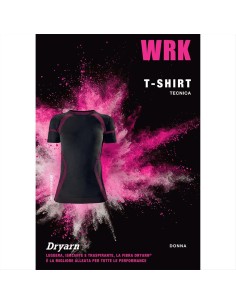 Maglia Termica Donna Manica Corta in Dryarn Sport Lavoro WRK 2