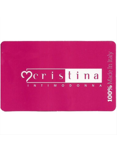 Slip Donna Vita Alta a Costine 100% Cotone, Cristina 4201