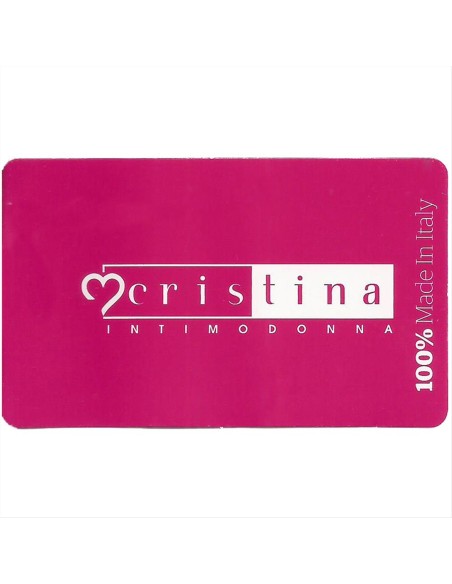 Slip Donna Vita Alta a Costine 100% Cotone, Cristina 4201 Slip Donna Vita Alta a Costine 100% Cotone, Cristina 4201