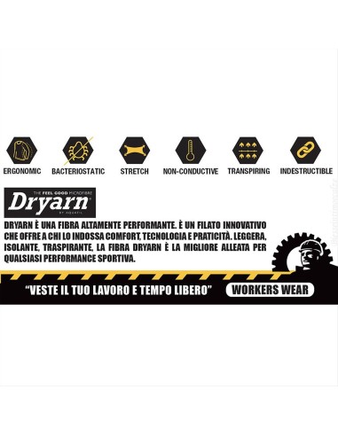 Boxer Uomo Tecnico Dryarn Traspirante Elasticizzato WRK 202