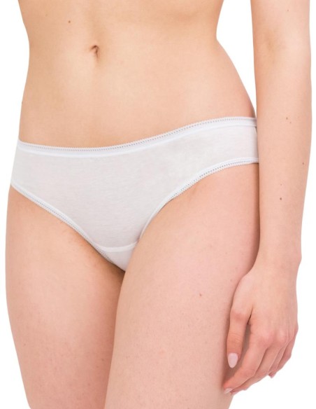 Slip donna puro cotone 100% vita media, Cristina 4190