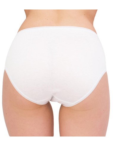 Slip donna puro cotone 100% vita alta, Cristina 4200