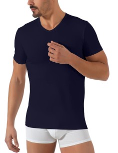 Maglia uomo cotone elasticizzato scollo a v Max Fender 30441 2