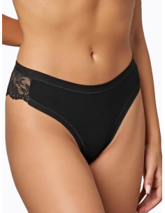 Slip Brasiliana Donna Vita Bassa Viscosa Pizzo Marlene 14371 2