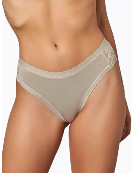 Slip Brasiliana Donna Vita Bassa Viscosa Pizzo Marlene 14371