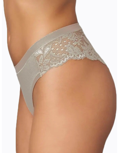 Slip Brasiliana Donna Vita Bassa Viscosa Pizzo Marlene 14371