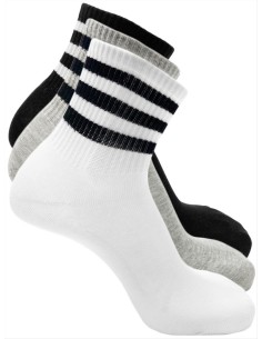 Calze corte cotone sportive uomo donna BHPC990 - 3 paia