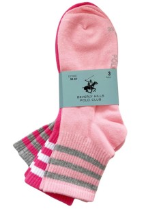 Calze corte cotone sportive uomo donna BHPC990 - 3 paia 2