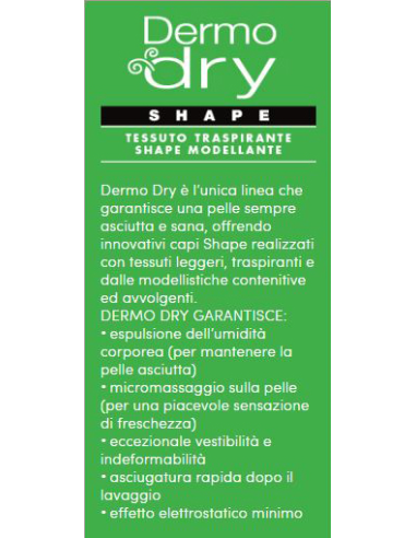 Slip Guaina Donna Contenitiva Dermo Dry Taglio Vivo Gios 509
