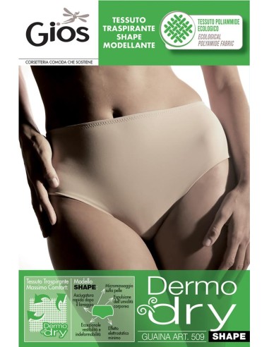 Slip Guaina Donna Contenitiva Dermo Dry Taglio Vivo Gios 509