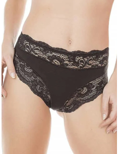 Slip Donna in Cotone Modal e Pizzo Vita Media, Jadea 742 2