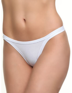 Tanga Donna Vita Bassa Cotone Modal e Bordi Piatti Jadea 507