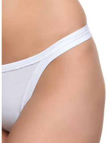 Tanga Donna Vita Bassa Cotone Modal e Bordi Piatti Jadea 507