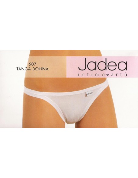 Tanga Donna Vita Bassa Cotone Modal e Bordi Piatti Jadea 507