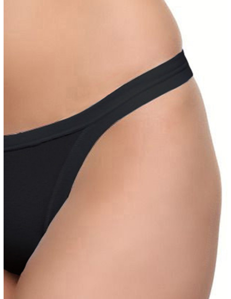 Tanga Donna Vita Bassa Cotone Modal e Bordi Piatti Jadea 507