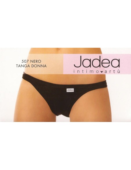 Tanga Donna Vita Bassa Cotone Modal e Bordi Piatti Jadea 507