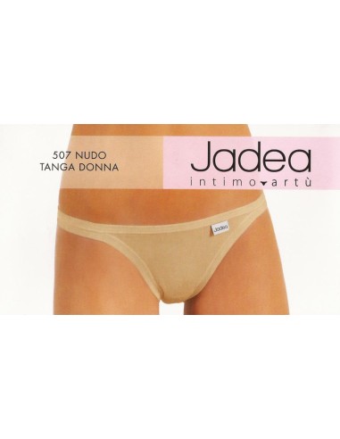 Tanga Donna Vita Bassa Cotone Modal e Bordi Piatti Jadea 507