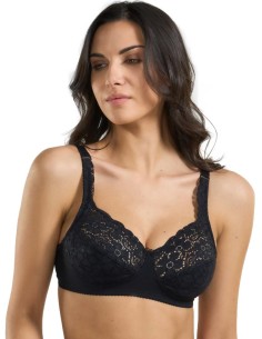 Reggiseno senza ferretto in pizzo elastico, Spiman Martina 2