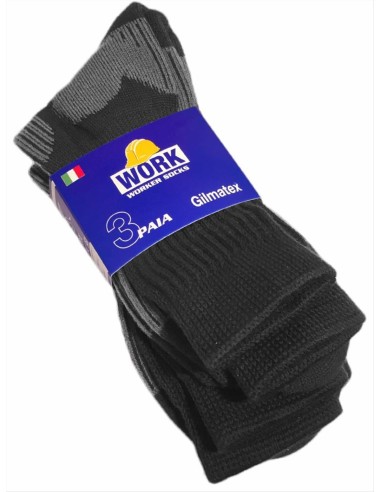 Calze Lavoro Uomo Rinforzate 3 Paia | Comfort e Resistenza