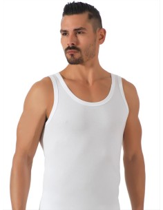 Canotta Intima Uomo in Cotone Elasticizzato Spalla Larga