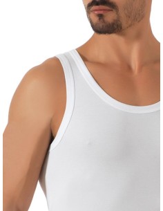 Canotta Intima Uomo in Cotone Elasticizzato Spalla Larga 2