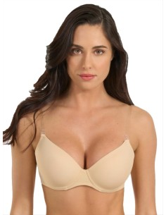 Reggiseno con spalline trasparenti, Spiman 348