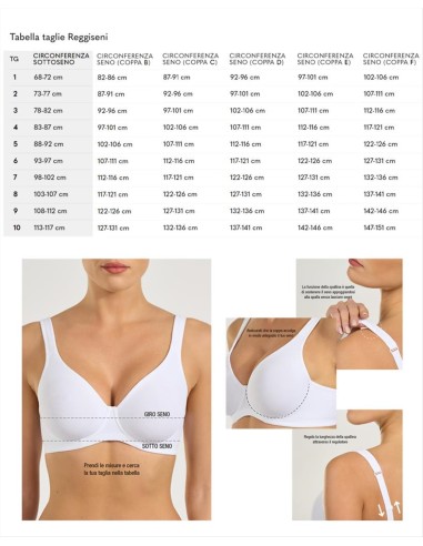Reggiseno 100% cotone senza ferretto con pizzo, Spiman R302