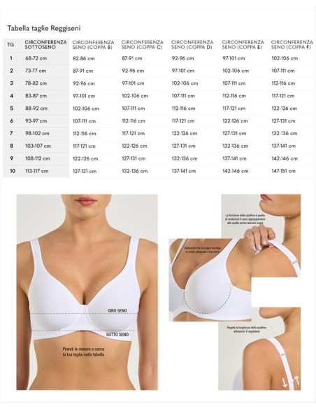 Reggiseno 100% cotone senza ferretto con pizzo, Spiman R302 Reggiseno 100% cotone senza ferretto con pizzo, Spiman R302