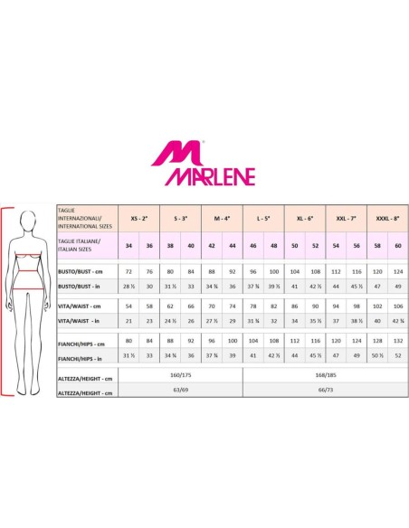 Slip Donna Vita Alta in Cotone Bordi Piatti e Pizzo, Marlene