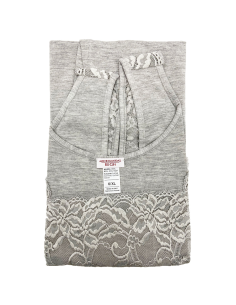 Canotta Donna Elegante Modal Spalla Larga Pizzo EGI 1137 2