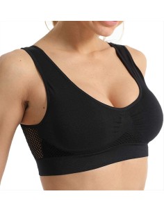 Reggiseno top sportivo senza cuciture traspirante, CEC R460