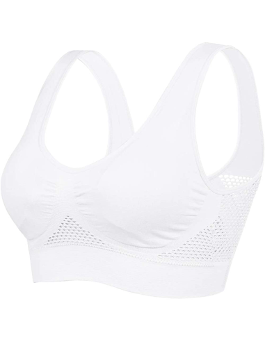 Reggiseno top sportivo senza cuciture traspirante, CEC R460