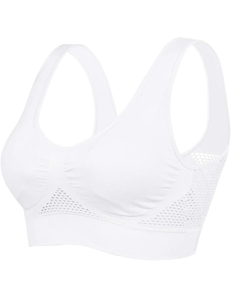 Reggiseno top sportivo senza cuciture traspirante, CEC R460