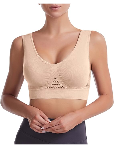 Reggiseno top sportivo senza cuciture traspirante, CEC R460