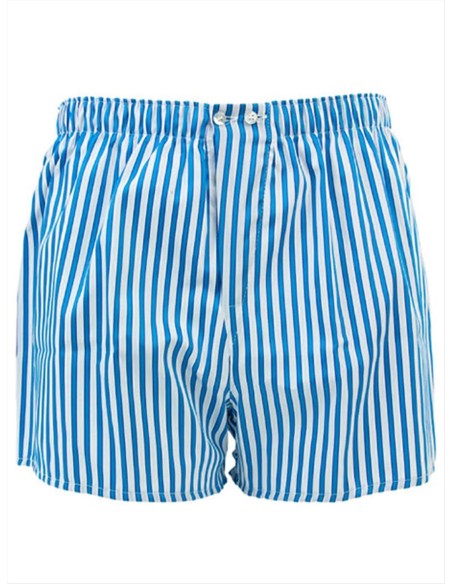 Boxer Uomo Tela Popeline di 100% Cotone Apertura Fantasia