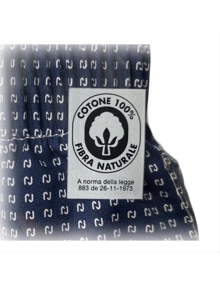 Boxer Uomo Tela Popeline di 100% Cotone Apertura Fantasia