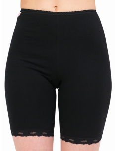 Boxer Mutanda Donna con Gamba Cotone e Pizzo, Cristina 4430 2