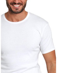 Maglia uomo a giro 100% cotone manica corta Basic Cotton 906 2