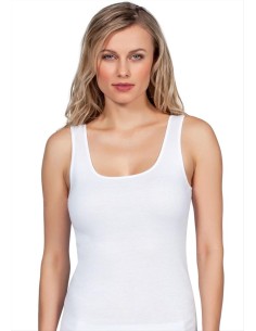 Canotta intima donna puro cotone 100% spalla larga MaRe 243
