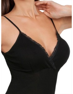 Top Filo di Scozia Spalla Stretta Forma Seno Taglie Forti 2