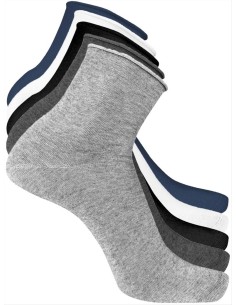 Calze Uomo Donna Corte Senza Elastico Virtus - 3 Paia