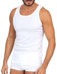 Canotta Uomo Spalla Larga 100% Puro Cotone, MaRe 3286