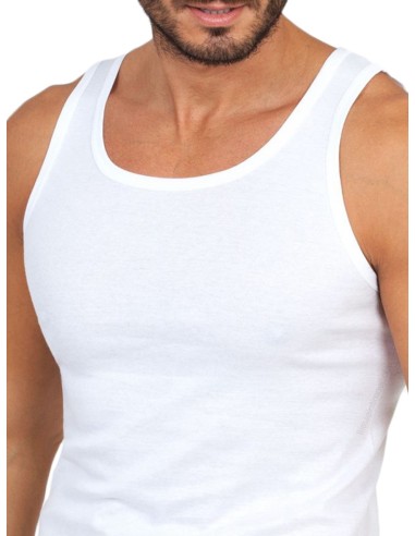 Canotta Uomo Spalla Larga 100% Puro Cotone, MaRe 3286