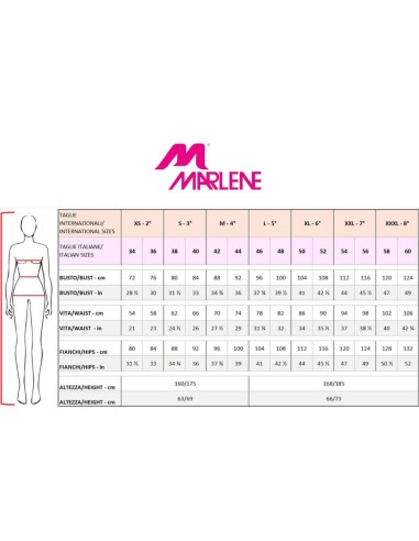 Slip Donna Cotone Elastico Vita Media Pizzo, Marlene 14027