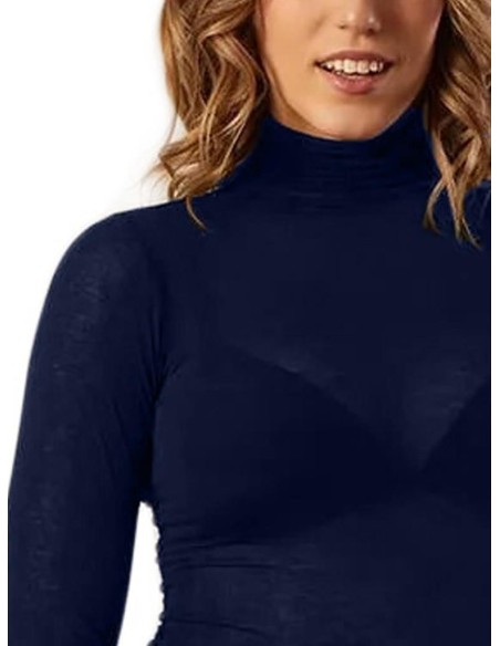 Maglia Dolcevita Donna Manica Lunga Cashmere Extra Light