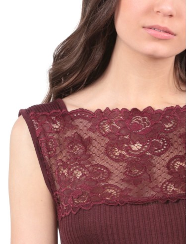 Canottiera Donna Termica Lana Merinos - Elegante e Morbida