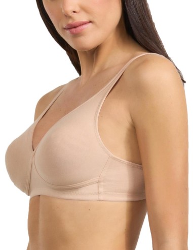 Reggiseno Senza ferretto Cotone Coppe Preformate Spiman 2177