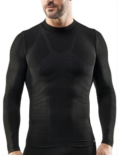 Maglia Lupetto Termica Tecnica Uomo Manica Lunga Sportiva
